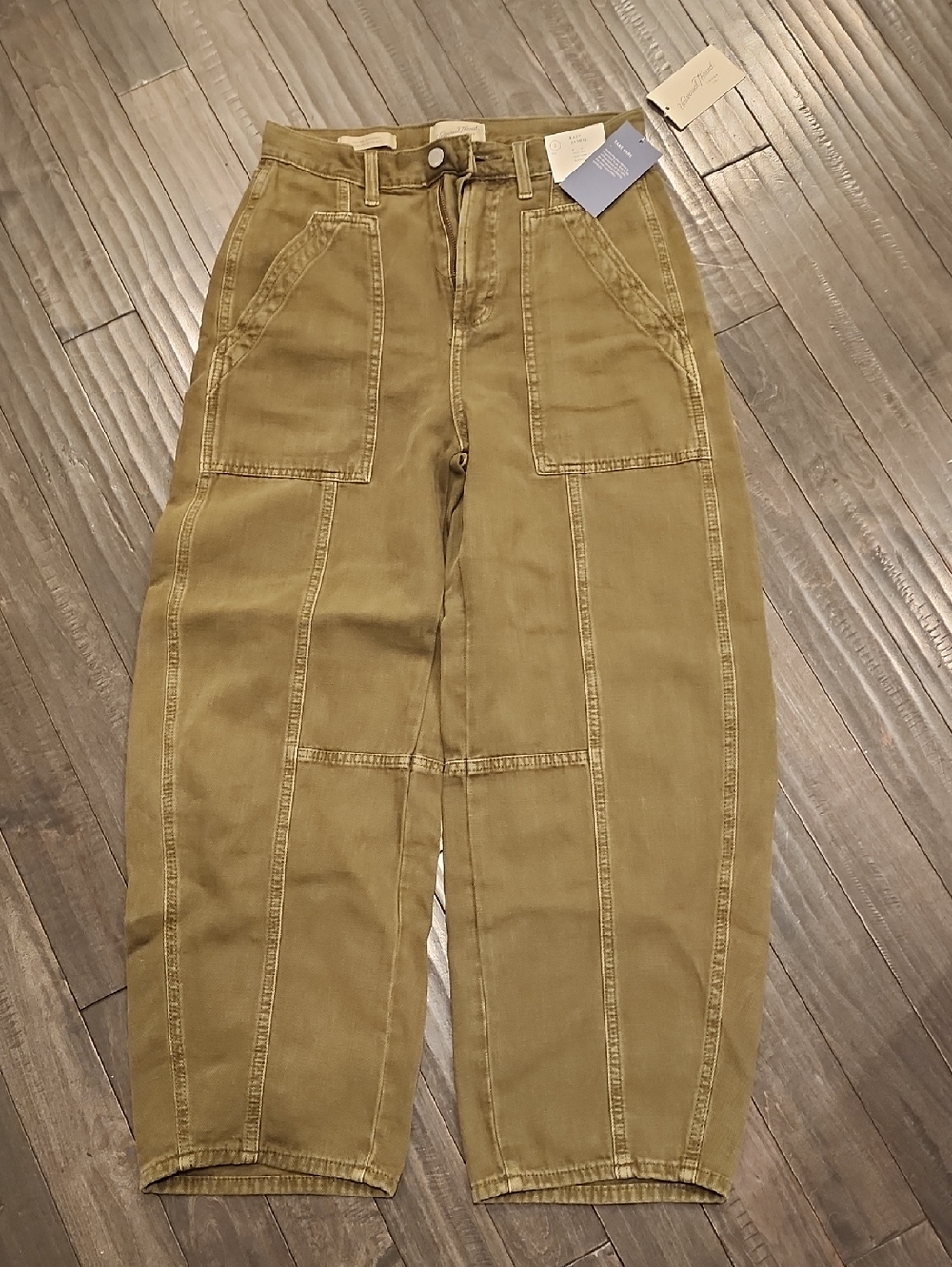 Universal Thread Olive Easy Barrel Pants